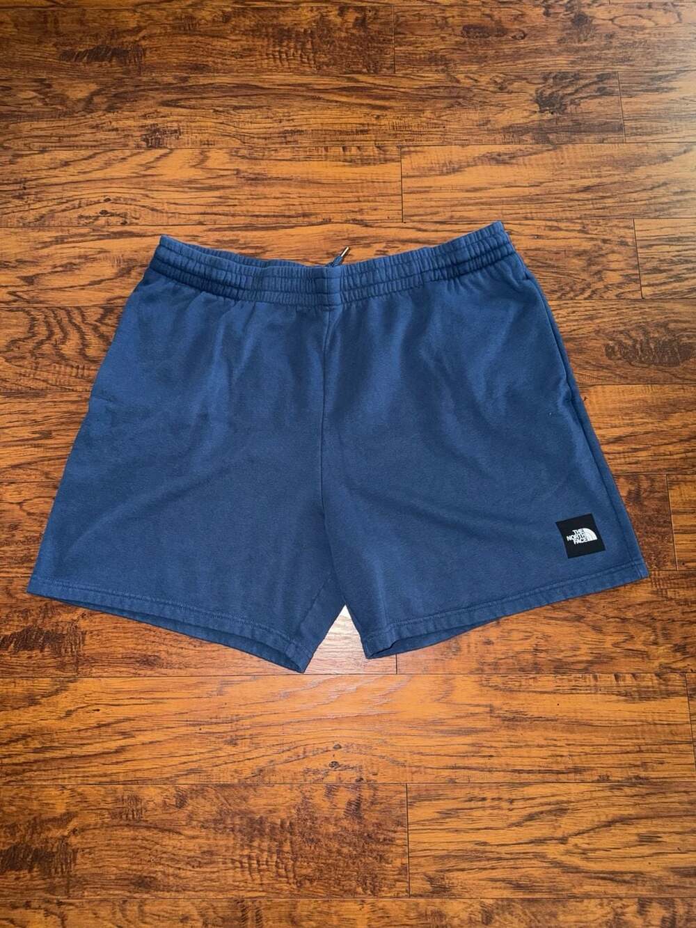 The North Face Men's Logo Sweat Shorts Blue Size XXXL